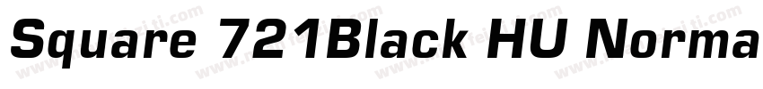Square 721Black HU Normal字体转换